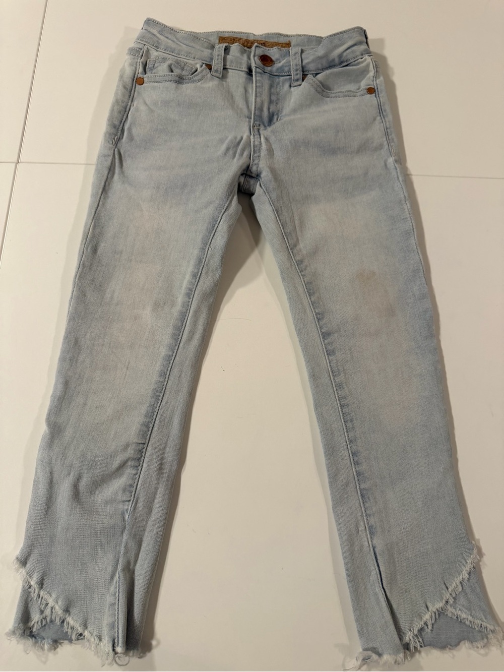 Joe’s Jeans Girls Size 6 Light Wash Skinny Jeans Adjustable Waist